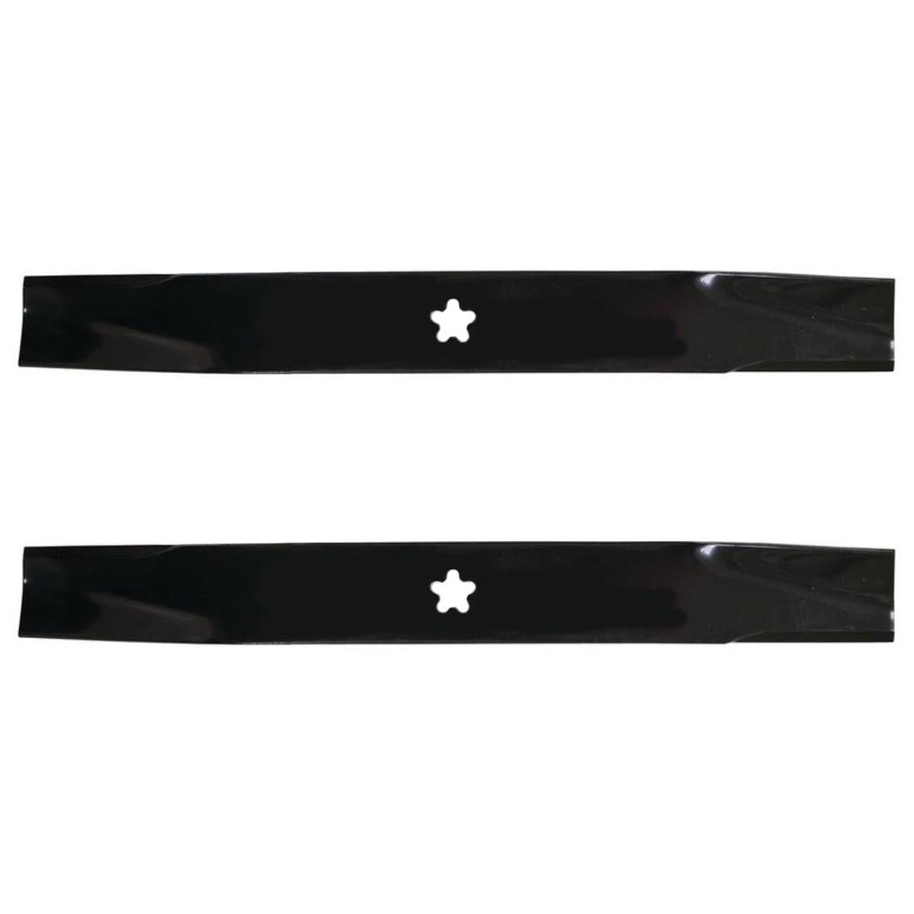 (2) New Aftermarket Blades 19" X 5 Point Star Heavy Duty Fits AYP/Roper/Sears