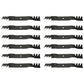 Qty. 12: Mulching Blade Fits Grasshopper Replaces 482237