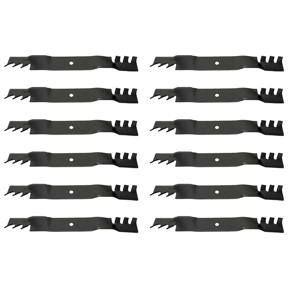 Qty. 12: Mulching Blade Fits Grasshopper Replaces 482237