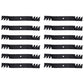 Qty. 12: Mulching Blade Fits Lesco Replaces 50170