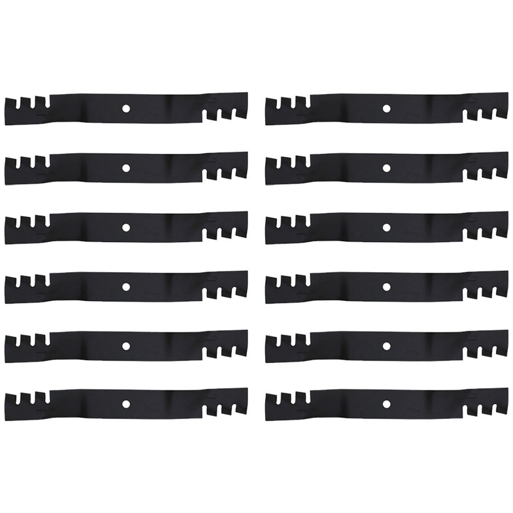 Qty. 12: Mulching Blade Fits Grasshopper Replaces 482237