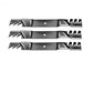 Pack of (3) Wavy Mulching Blades 21" x 5/8" Fits Numerous Makes & Models