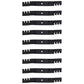 9PK of 21" x 5/8" Wavy Mulching Blade (2) Blades- 42"cut & (3) Blades - 61" cut