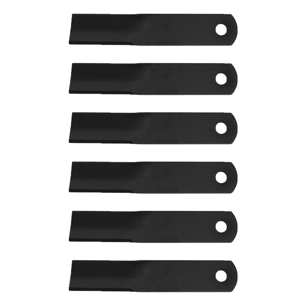 Set of 6 Blades Fits Woods RM90 RM990 P990 90" Grooming Finish Mower # 24590KT
