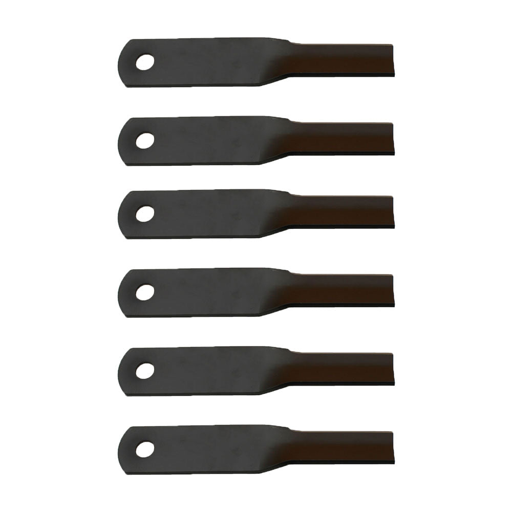 Set of 6 Blades Fits Woods RM90 RM990 P990 90" Grooming Finish Mower # 24590KT