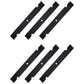 (6) Heavy Duty Lawn Mower Blades 038-6080-00 Fits Various Models 3 for 61" Cut