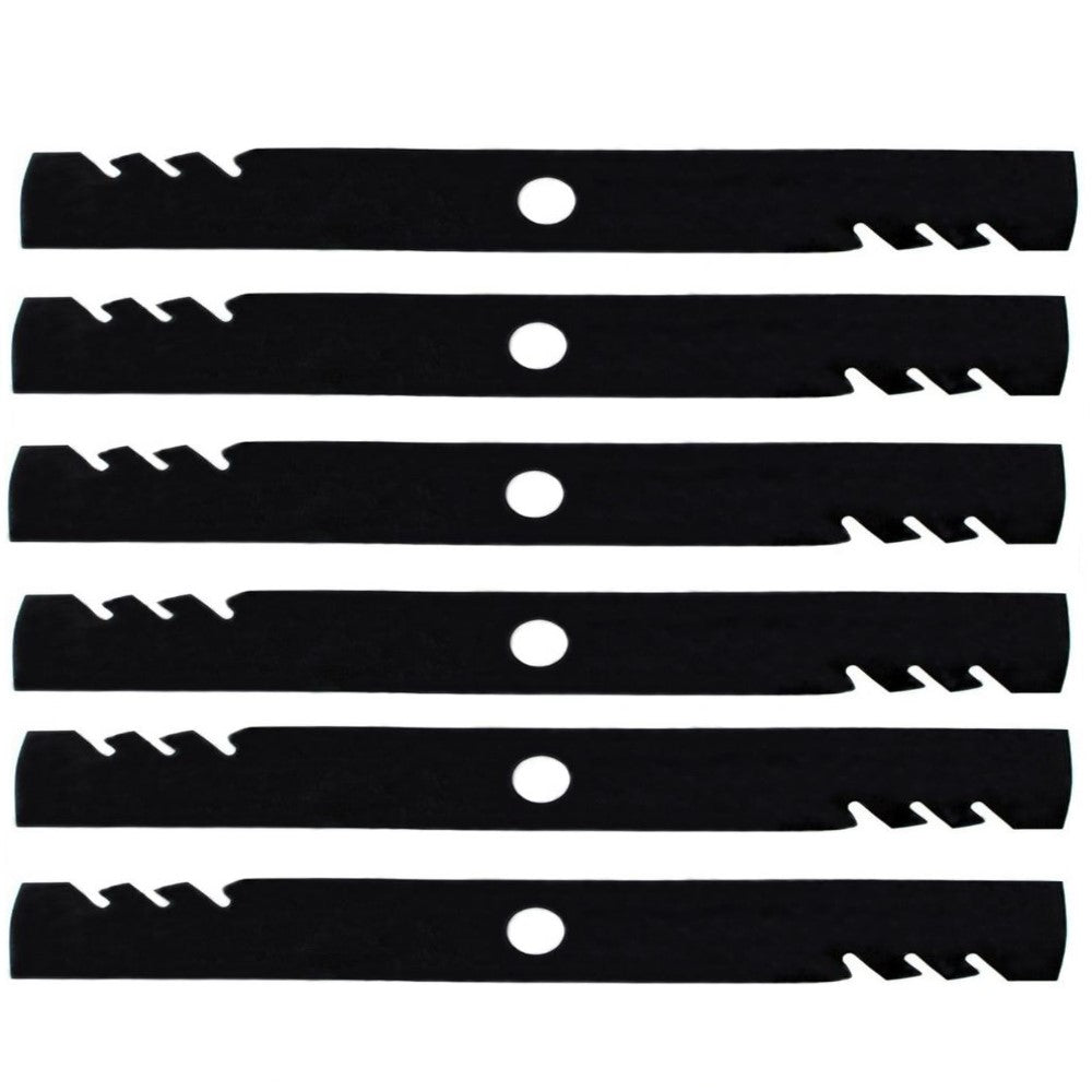(6) Blades Fits Kubota 60" ZD21 DZ28 ZD323 ZD326 ZD331 ZG327
