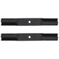2PK 6011 Rotary Blades Compatible Wtih Fits John Deere M82408, AM-100946 E>1