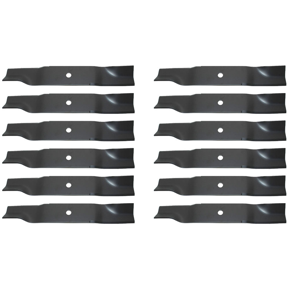 Qty 12: High Lift Mower Blade Fits Lesco Replaces 705337