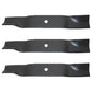 3 pk Fits Hi-Lift Mower Blades Fits Cub Cadet Zero Turn Mowers Z Force & Tank 54