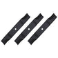 3 pk Fits Hi-Lift Mower Blades Fits Cub Cadet Zero Turn Mowers Z Force & Tank 54