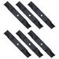 Qty 6: High Lift Mower Blade Fits Lesco Replaces 705337