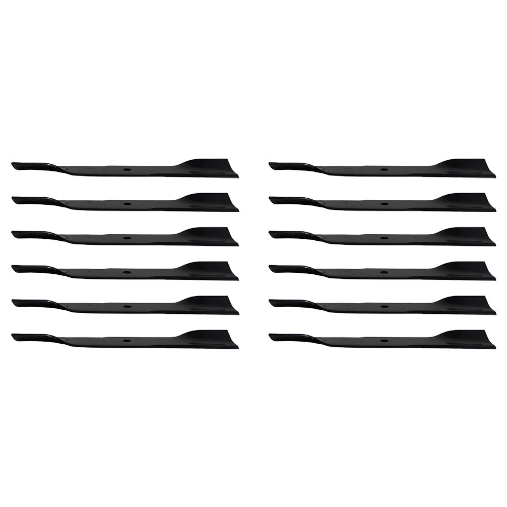 Qty 12: High Lift Mower Blade Fits DIXIE