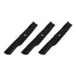 3 pack High Lift Blades for Hustler Z Zero Turn Mower 52" Deck Raptor Limited
