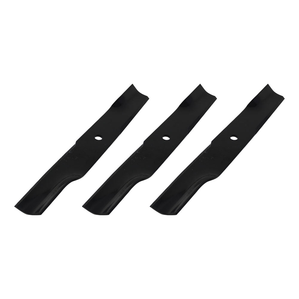3 pack High Lift Blades for Hustler Z Zero Turn Mower 52" Deck Raptor Limited
