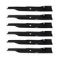 Qty 6: High Lift Mower Blade  Fits DIXIE