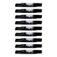 Qty 9: High Lift Mower Blade Fits Dixie Chopper Replaces 30227-52X