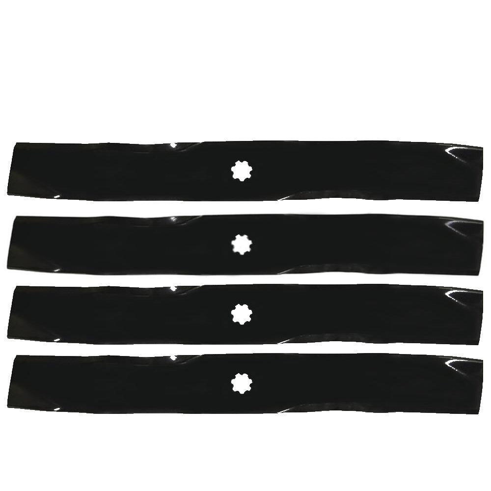 (4) Interchangeable 38" Cut Mulching Blades Fits John Deere 38" Cut Lawn Mowers