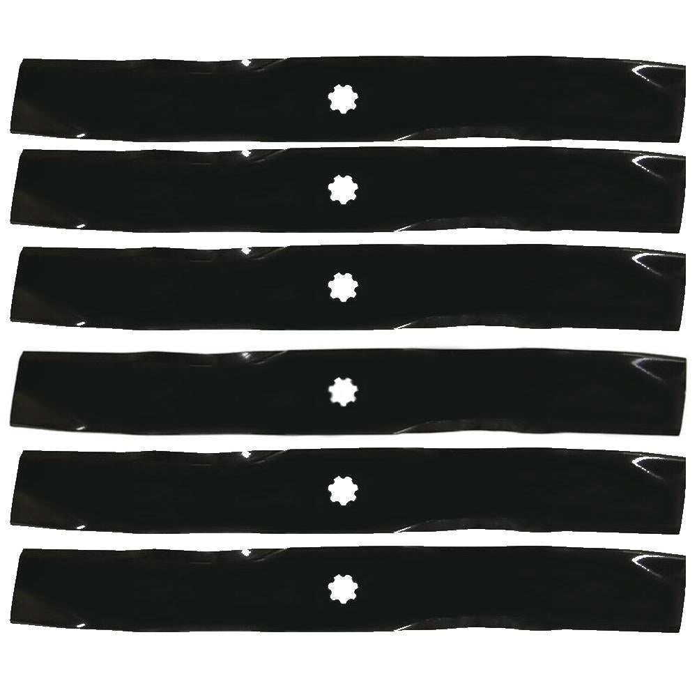 Qty 6: Mulching Blade
 Fits Sabre Replaces AM137325