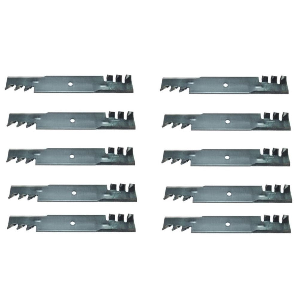 Qty 10: Heavy Duty Toothed Mulching Blade Fits Snapper Replaces 1-7043