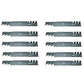 Qty 10: Heavy Duty Toothed Mulching Blade Fits Encore Replaces 453024