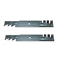 Qty 2: Heavy Duty Toothed Mulching Blade Fits Encore Replaces 453024