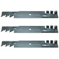 Qty 3: Heavy Duty Toothed Mulching Blade Fits Snapper Replaces 1-7043