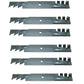 Qty 6: Heavy Duty Toothed Mulching Blade Fits Toro Replaces 107-3192