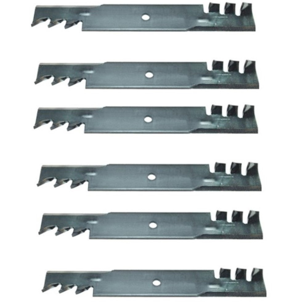 Qty 6: Heavy Duty Toothed Mulching Blade Fits Bad Boy Replaces 038-5000-00