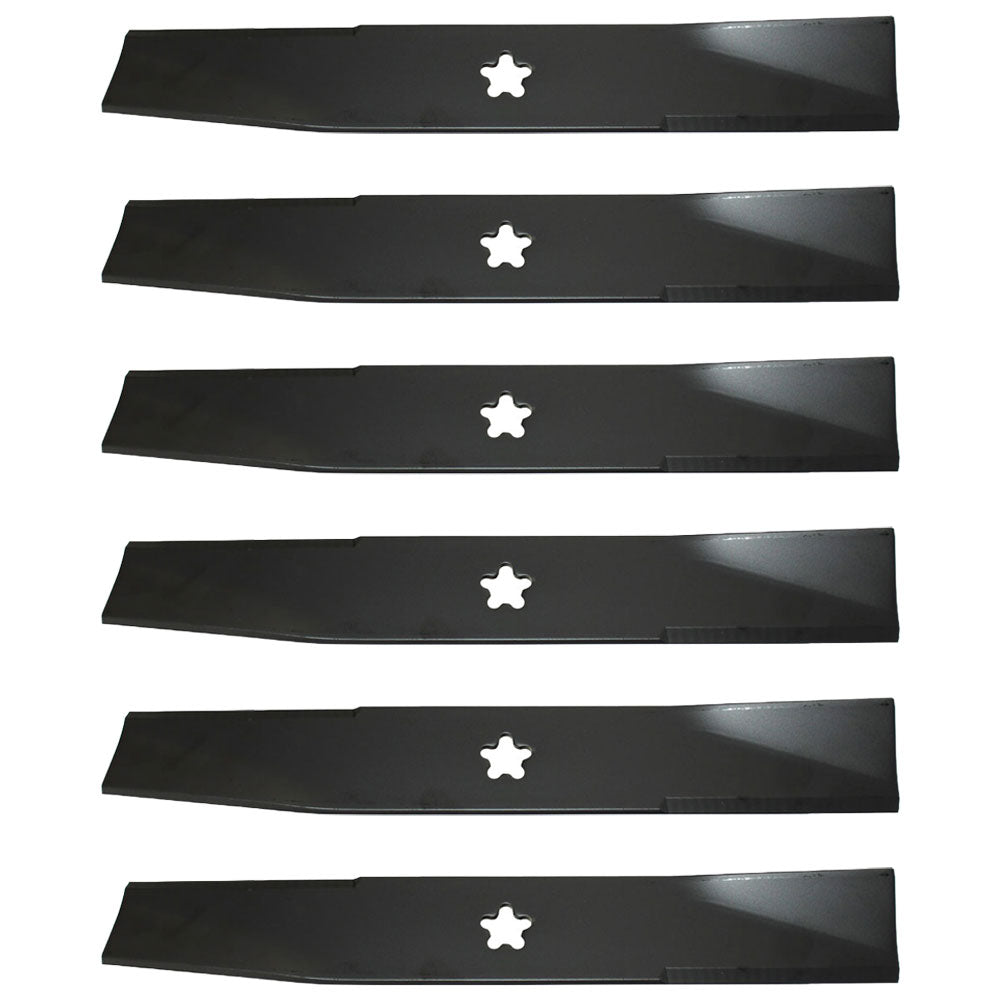 Qty. 6: Heavy Duty Blades Fits AYP Replaces 152443