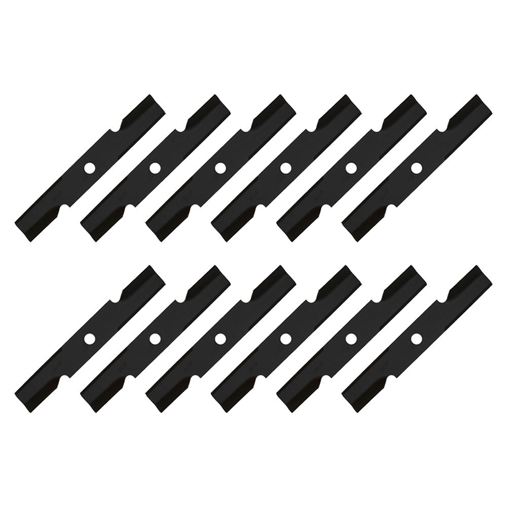 12 High Lift Mower Blades Fits Exmark Zero Turn Mower 48" Deck Repl. 103-6401-S