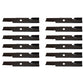 LAB50-0315_x12 - Qty. 12: Notched Mower Blades