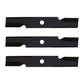 LAB50-0315_x3 - Qty. 3: Notched Mower Blades