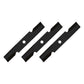 Qty. 3: Notched Mower Blades Fits Oregon Replaces 109-6872