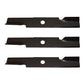 3PK Lawn Mower Blades Fits Toro Titan 48" Deck 109-6872
