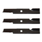 Qty. 3: Notched Mower Blade Fits Toro Replaces 109-6872