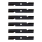 (6) High Lift Mower Blades Fits Exmark Zero Turn Mower 48" Deck Repl. 103-6401-S