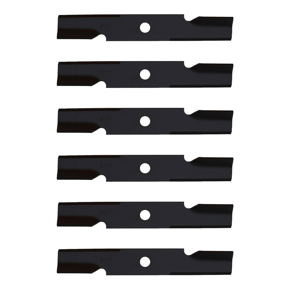 Qty. 6: Notched Mower Blade Fits Toro Replaces 109-6872