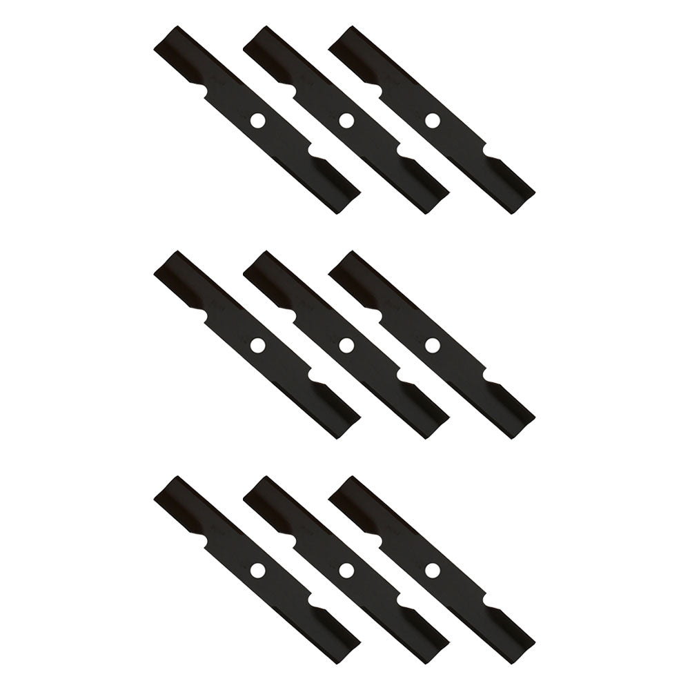 (9) High Lift Mower Blades Fits Exmark Zero Turn Mower 48" Deck Repl. 103-6401-S