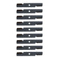 Qty. 9: Notched Mower Blade  Fits Exmark Replaces 103-6381