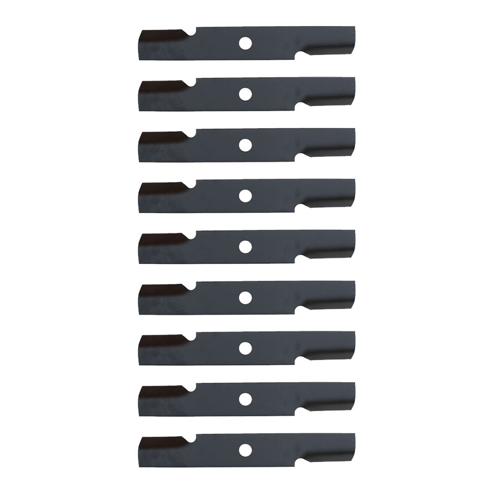 Qty. 9: Notched Mower Blade  Fits Exmark Replaces 103-6381