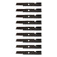 Qty. 9: Notched Mower Blades  Fits Oregon Replaces 92-029