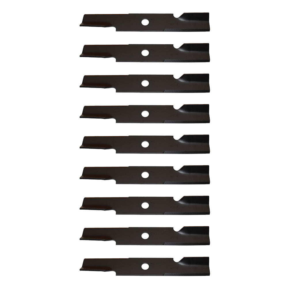 Qty. 9: Notched Mower Blade  Fits Exmark Replaces 103-6381