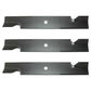 3pk Blade Set Fits Bobcat Ransomes 112111-01 32061 32061A 48" Deck
