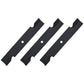 3pk Blade Set Fits Bobcat Ransomes 112111-01 32061 32061A 48" Deck