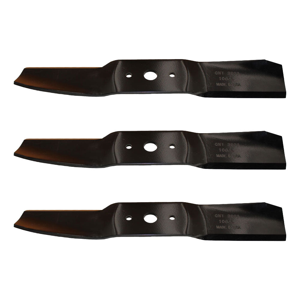 3PK Blades Fits Cub Cadet 44 GT2186 GT2544 208 209 2518 759-3939"