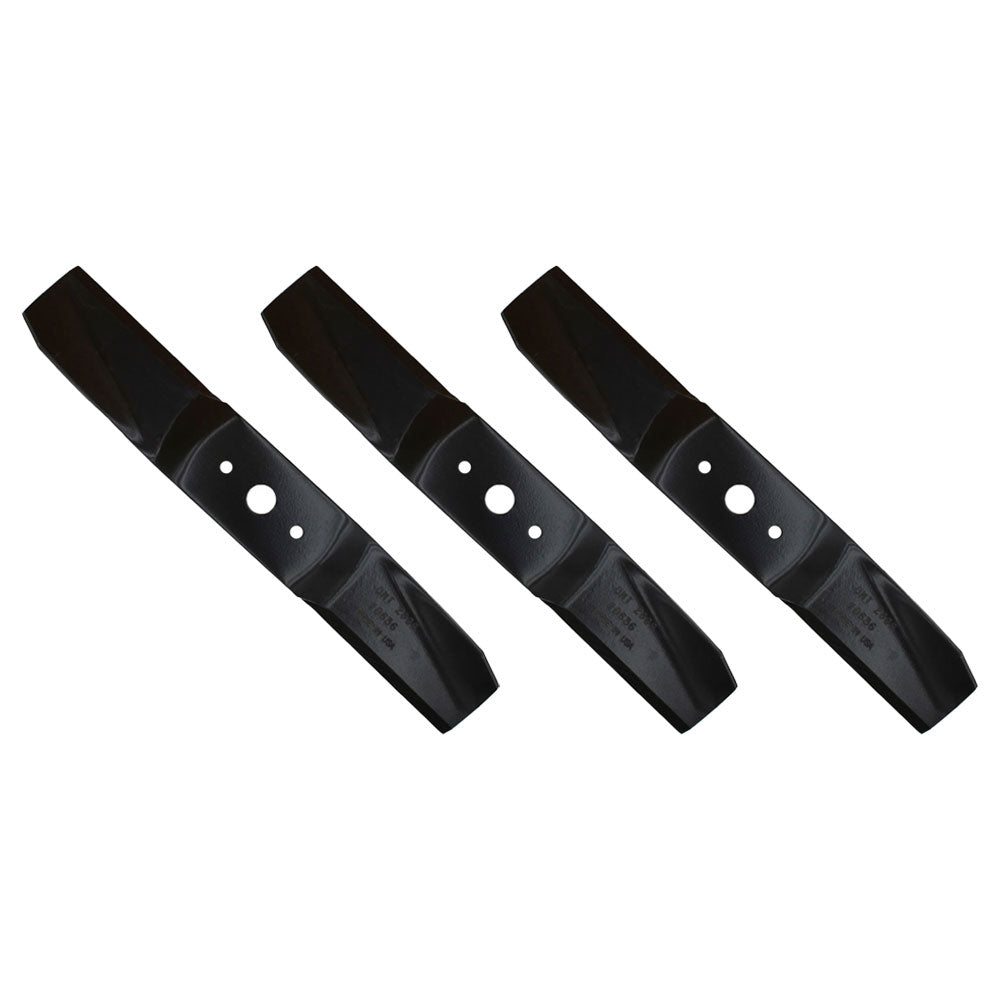 Set of 3 Mower Blade Fits Cub Cadet GT2186 GT2544 208 209 2518 759-3939