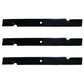 3 pk HD Blades Fits Bobcat 42139B 112111-04 Fits Ferris 22476 5022476 Snapper