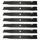 Set of (7) M144935 Standard Mower Blades Fits John Deere Wide Area Mowers