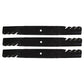 (3) Interchangeable Toothed Blades Fits Toro w/ 62" Guardian Recycler Mower Deck